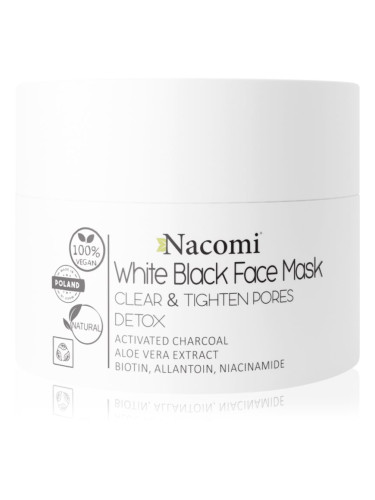 Nacomi White & Black почистваща маска за лице 50 мл.