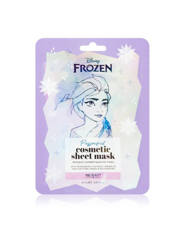 Mad Beauty Frozen Elsa платнена маска с озаряващ и хидратиращ ефект 25 мл.