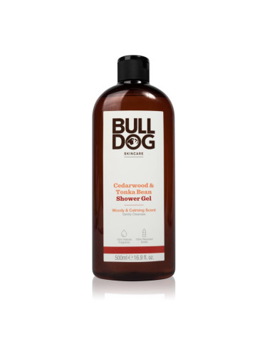 Bulldog Cedarwood and Tonka Bean душ-гел за мъже 500 мл.