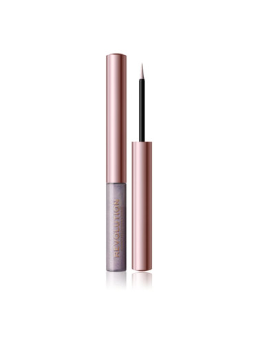 Makeup Revolution Festive Allure прецизна течна очна линия цвят Lilac Lustre 2,4 мл.