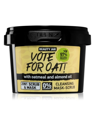 Beauty Jar Vote For Oat! пилинг и маска 2 в 1 100 гр.