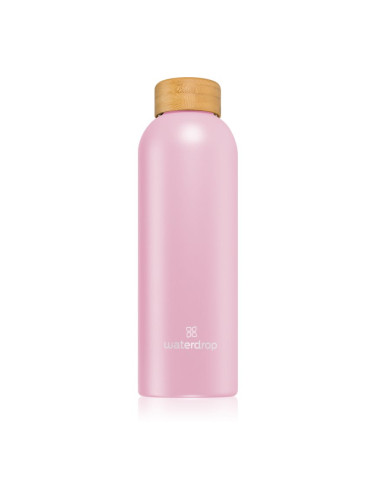 Waterdrop Thermo Steel неръждаема бутилка за вода боя Pastel Pink Matt 600 мл.