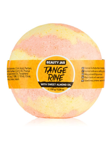 Beauty Jar Tangerine бомбичка за вана с бадемово масло 150 гр.