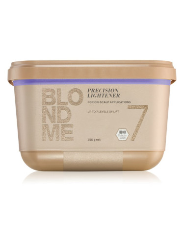 Schwarzkopf Professional Blondme Precision Lightener 7 премиум продукт за изсветляване на косата с глина 350 мл.