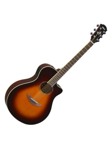 Yamaha APX600 Old Violin Sunburst Електро-акустична китара Джъмбо