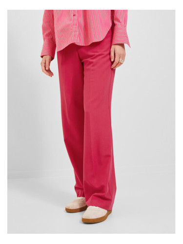 JJXX Текстилни панталони 12200674 Розов Regular Fit