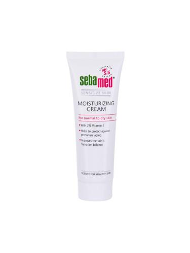 SebaMed Sensitive Skin Moisturizing Дневен крем за лице за жени 50 ml