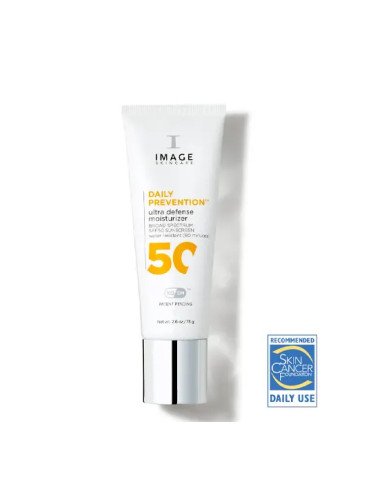 Слънцезащитен крем за лице хидратира озарява SPF50 IMAGE Skincare Daily Prevention Ultra Defense Moisturizer