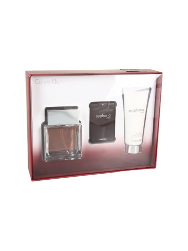 Calvin Klein  Euphoria M Set - EdT 100 ml + a/s balm 100 ml + EdT 15 ml