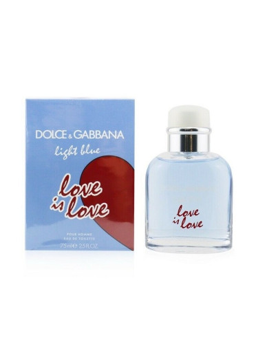 Dolce&Gabbana Тоалетна вода за мъже Light Blue Love Is Love M EdT 75 ml /2020