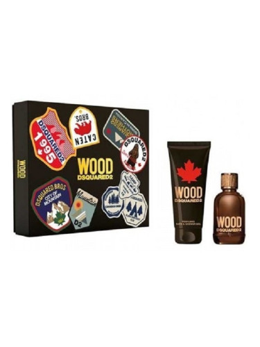 DsQuared  Wood M Set - EdT 100 ml + sh/gel 150 ml /2018