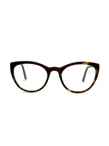 Prada 0PR 07Vv 3201O1 53 - диоптрични очила, cat eye, дамски, кафяви