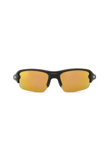 Oakley Flak XXS OJ 9008 12 58 - правоъгълна слънчеви очила, детски, черни, огледални