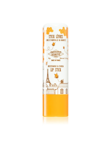Institut Karité Paris Beeswax & Shea Lip Stick балсам за устни с масло от шеа с аромат Vanilla 4 гр.