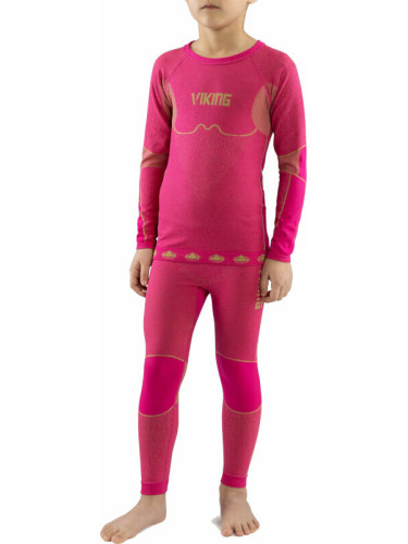 Viking Riko Kids Set Base Layer Fuchsia 116 Tермобельо