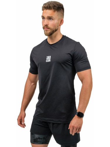 Nebbia Short-Sleeve Sports T-Shirt Resistance Black XL Фитнес тениска