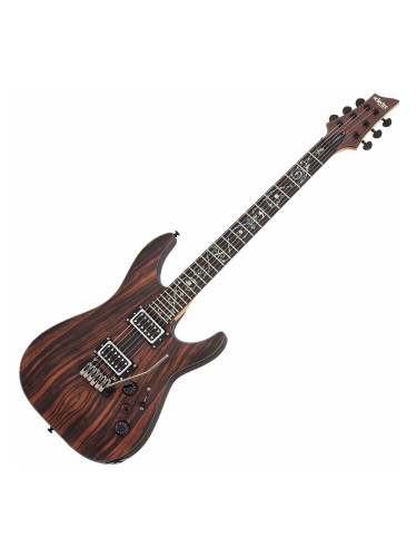 Schecter C-1 Exotic Ebony NS Natural Matte Електрическа китара