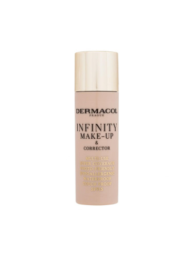 Dermacol Infinity Make-Up & Corrector Фон дьо тен за жени 20 гр Нюанс 03 Sand