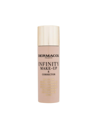 Dermacol Infinity Make-Up & Corrector Фон дьо тен за жени 20 гр Нюанс 01 Fair