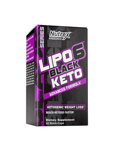 Nutrex - Lipo-6 Black Keto - 60 капсули