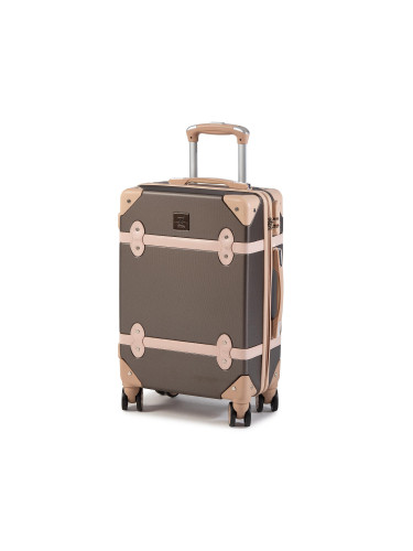 Самолетен куфар за ръчен багаж Semi Line T5508-2 Кафяв
