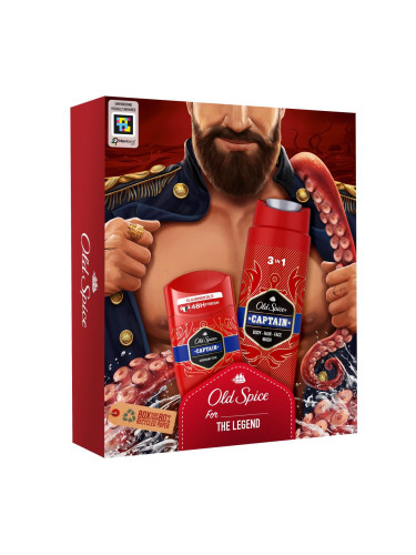 Old Spice Captain Подаръчен комплект деостик 50 ml + душ гел 3в1 250 ml