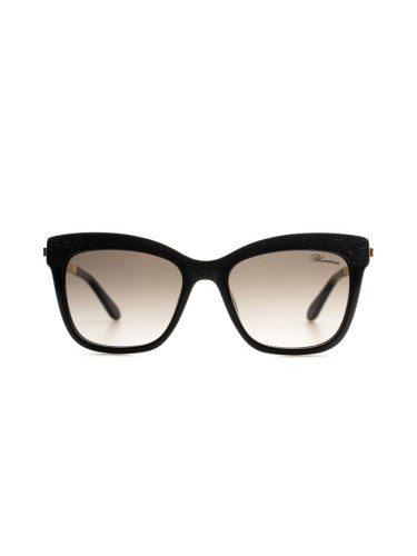 Blumarine Sbm747S 0700 53 - квадратна слънчеви очила, дамски, черни