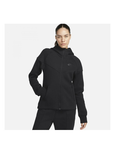 ДАМСКО ГОРНИЩЕ NIKE NSW TCH FLC WR FZ HDY BLACK