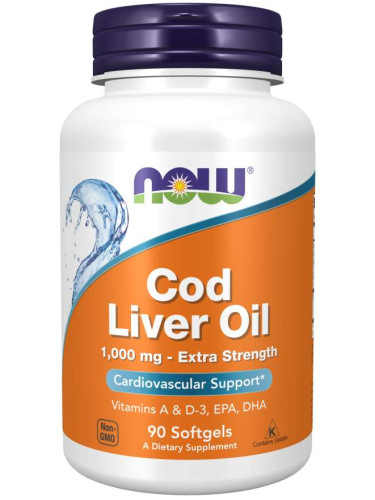 Cod Liver Oil 1000 мг - 90 Дражета