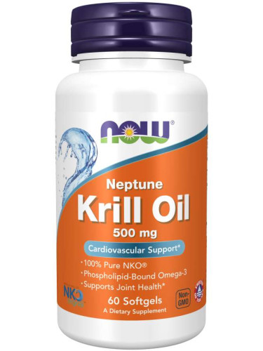 NOW - Neptune Krill Oil 500 МГ - 60 Дражета
