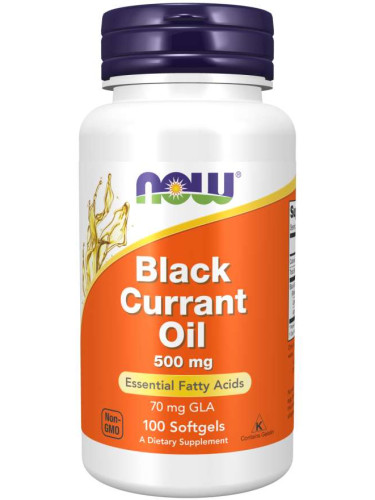 Now - Black Currant Oil 500 мг  100 гел капсули