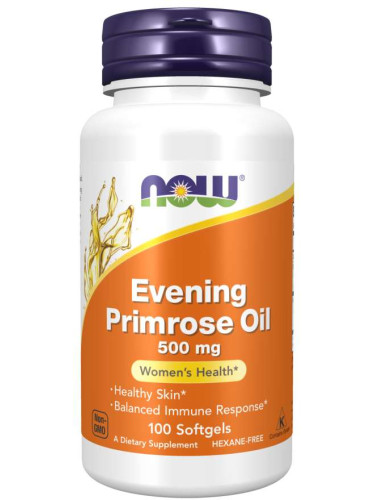 Now - Evening Primrose Oil 500 мг - 100 гел капсули