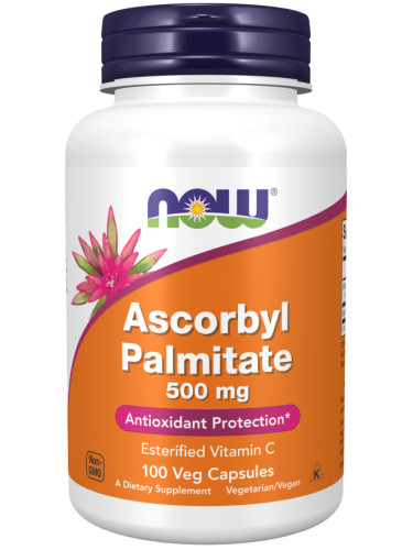 NOW - Ascorbyl Palmitate - 500 мг - 100 Капсули