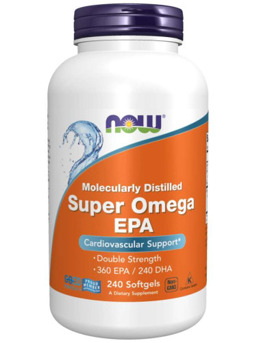 NOW - Super Omega EPA - 240 дражета