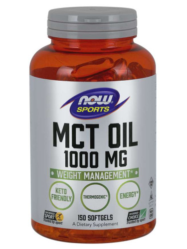 NOW Sports - MCT Oil 1000 mg - 150 softgels