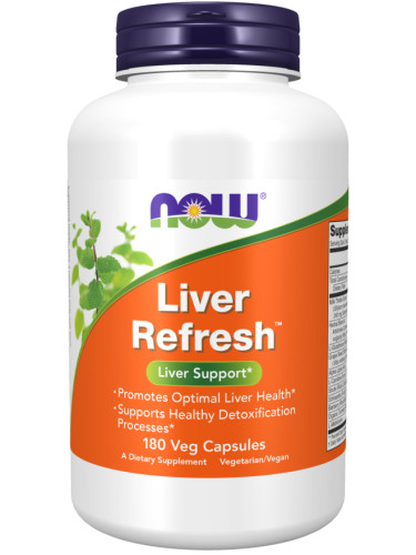 NOW - Liver refresh  DETOXIFIER & REGENERATOR - 180 Капсули