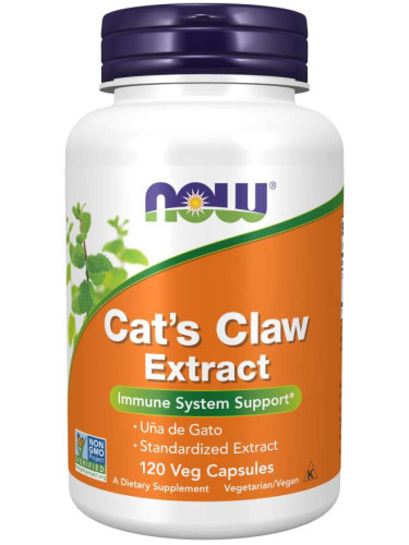 NOW - Cat's Claw Extract - 120 Veg Capsules