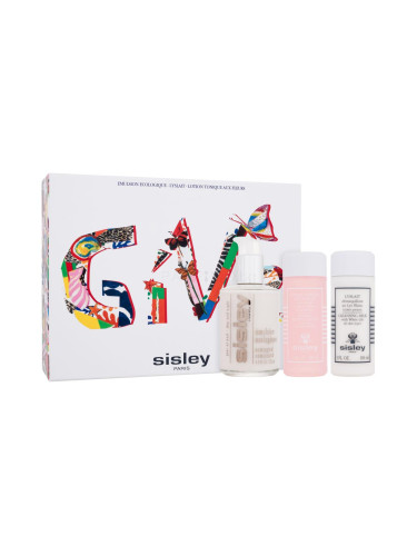 Sisley Give The Essentials Gift Set Подаръчен комплект емулсия за лице Ecological Compound Day And Night 125 ml + почистващ лосион Lyslait Cleansing Milk With White Lily 100 ml + лосион за лице Floral Toning Lotion 100 ml
