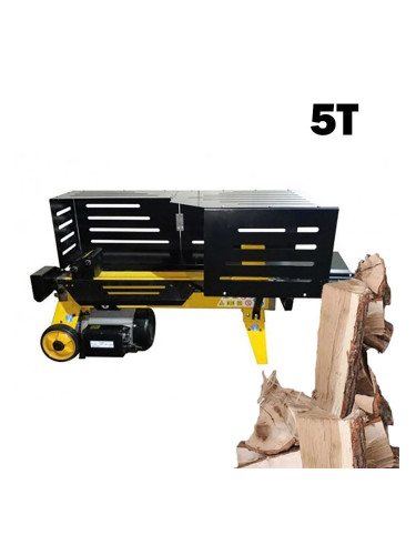 Машина за цепене на дърва, хидравлична, 1500W, 5 тона, със защита, ROTOR
