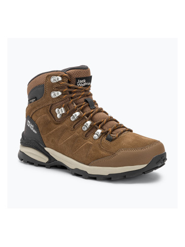 Дамски ботуши за трекинг Refugio Texapore Mid кафяво/кайсия на Jack Wolfskin