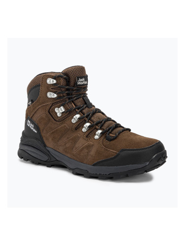 Jack Wolfskin Refugio Texapore Mid brown/phantom мъжки ботуши за трекинг