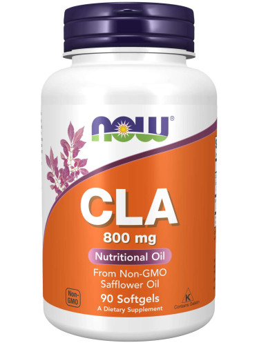 NOW - CLA 800 мг - 90 Дражета