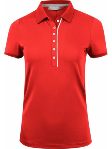 Kjus Womens Sia Polo S/S Cosmic Red 40 Риза за поло