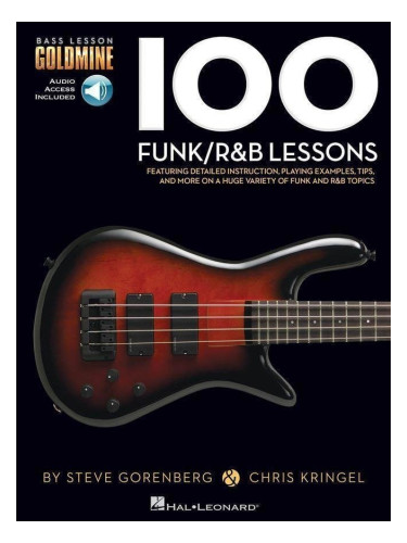 Hal Leonard 100 Funk/R&B Lessons Bass Нотна музика