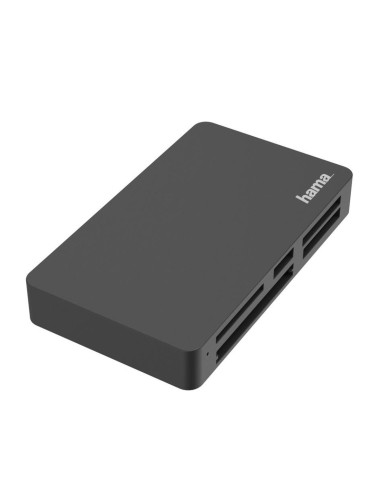 Четец за карти Hama All In One (HAMA-200128), USB 3.0, SD, microSD, MMC, MS, CompactFlash, черен