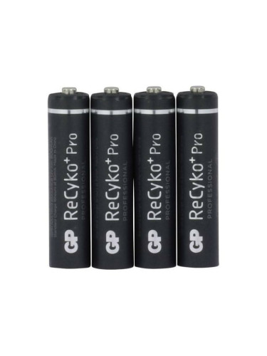 Акумулаторна батерия GP RECYKO + PRO, AAA, 1.2V, 850mAh, NiMH, 4бр.