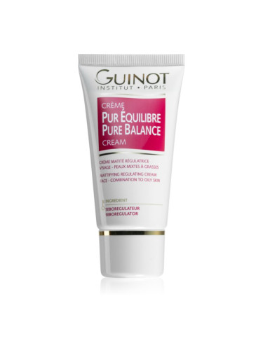 Guinot Pure Balance нормализиращ крем за мазна кожа за стягане на порите и матов ефект 50 мл.