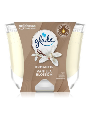 GLADE Romantic Vanilla Blossom ароматна свещ 224 гр.