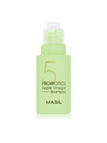 MASIL 5 Probiotics Apple Vinegar дълбоко почистващ шампоан за коса и скалп 50 мл.