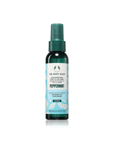 The Body Shop Peppermint Foot Spray спрей за крака с охлаждащ ефект 100 мл.